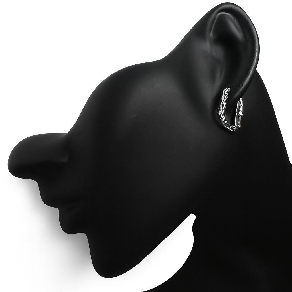 BECHTGOLD ,,Waves of Elegance" S925 Silber Desingner Creolen